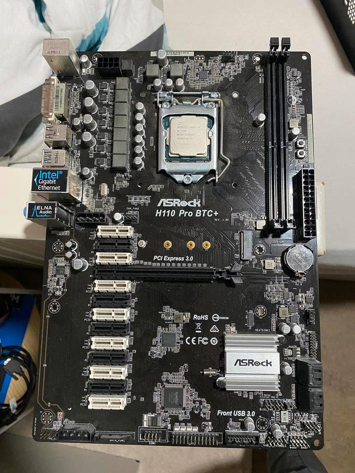 Computeronderdelen - Moederbord, CPU, PSU, HDD..., Computers en Software, Moederborden, Gebruikt, Intel, DDR4, Ophalen