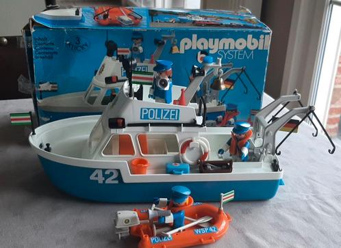 Bateau de police vintage 3539 (1979), Enfants & Bébés, Jouets | Playmobil, Utilisé, Enlèvement ou Envoi