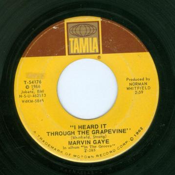 7"  Marvin Gaye ‎– I Heard It Through The Grapevine (US Pres