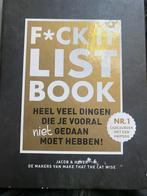 Jacob & Haver - F*CK-it list book, Ophalen of Verzenden, Gelezen, Jacob & Haver