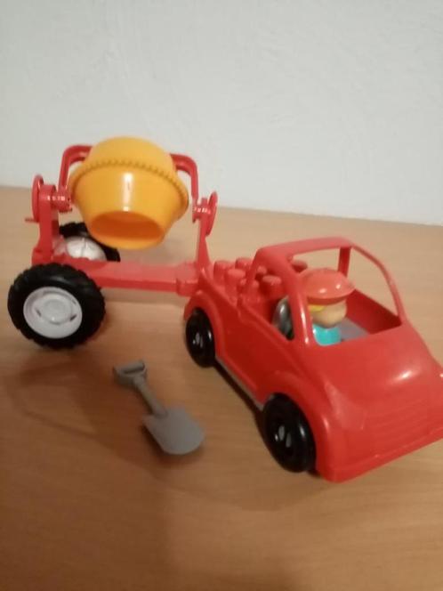 Abrick Ecoiffier : grote werk- auto betonmolen bak schop man, Kinderen en Baby's, Speelgoed |Speelgoedvoertuigen, Zo goed als nieuw