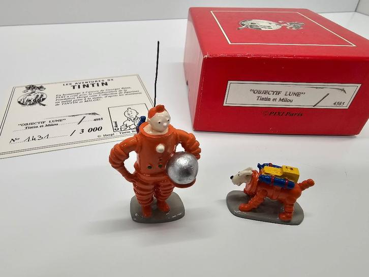 OBJECTIF LUNE " Tintin et Milou -  HERGÉ : Tintin série N1, Collections, Personnages de BD, Utilisé, Tintin, Enlèvement