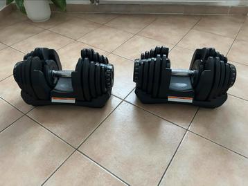 Verstelbare Dumbells 5 tot 40kg, Ophalen, Gebruikt