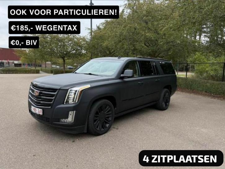 Cadillac Escalade ESV Platinum 2017 lichte vracht - LPG, Autos, Cadillac, Particulier, Escalade, Caméra 360°, 4x4, ABS, Caméra de recul