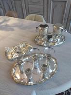 Decoratief verzilverd servies, geen gebreken, Enlèvement