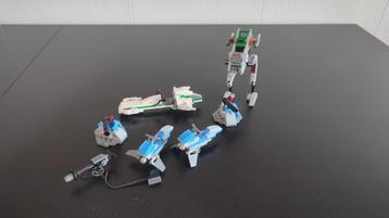 lego star wars lot: at-rt walker, speeders en kanonnen beschikbaar voor biedingen