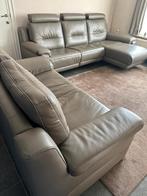 Lederen salon, Ophalen, Zo goed als nieuw, Leer