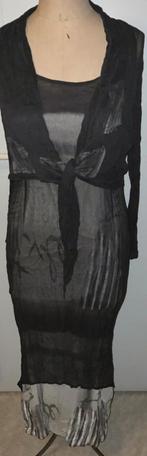 Jurk met vestje Lauren Vidal maat Large, Kleding | Dames, Verzenden, Onder de knie