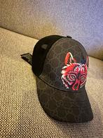 Gucci GG Supreme Baseball Hat With Wolf, Nieuw, Ophalen of Verzenden
