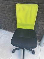 Bureaustoel met groene achterkant, Ophalen, Zo goed als nieuw, Bureaustoel