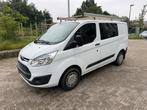 FORD CUSTOM 2.2 TDCI 2014 223000 KM, CABINE DOUBLE, CLIMATIS, Autos, Camionnettes & Utilitaires, Airbags, Tissu, Achat, Ford