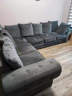 Salon gris en velour