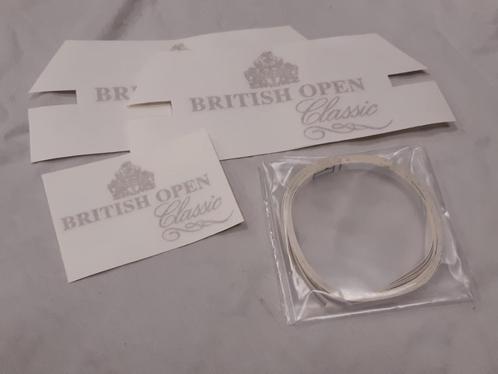 sticker set mini BRITISCH OPEN - GOLD , CLASSIC MINI COOPER, Auto-onderdelen, Carrosserie, Mini, Oldtimer onderdelen, Rover, Universele onderdelen