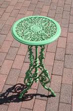antieke groene gietijzeren voetstuktafel, Ophalen of Verzenden, Nieuw