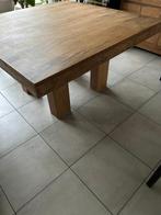 Eikenhouten tafel, Huis en Inrichting, Ophalen, Vierkant