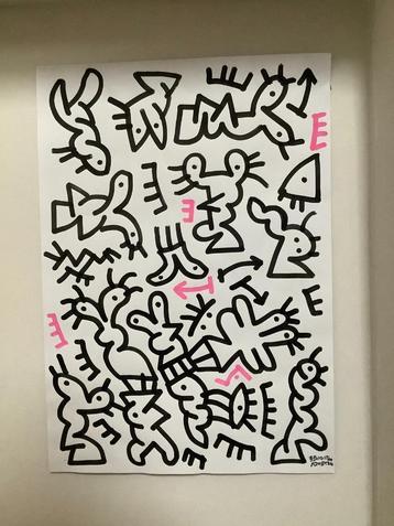 „Brol # 198" - Originele tekening door Benoit Adnet beschikbaar voor biedingen