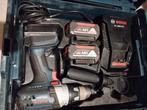 Bosch professionele schroevendraaierboormachine +2 batterije, Doe-het-zelf en Bouw, Gereedschap | Boormachines, Ophalen, Zo goed als nieuw