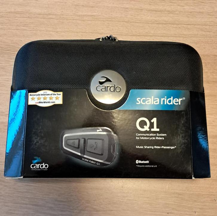 Cardo Scala rider Q1, Motoren, Accessoires | Navigatiesystemen, Gebruikt, Ophalen of Verzenden