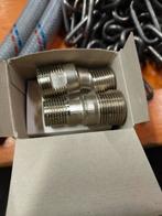 Sanitair aansluitstuk mengkraan + rozet chrome, Hobby en Vrije tijd, Elektronica-componenten, Ophalen
