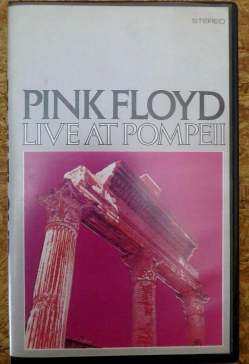 PINK FLOYD - LIVE IN POMPEII - VHS (VINTAGE), Cd's en Dvd's, VHS | Documentaire, Tv en Muziek, Gebruikt, Muziek en Concerten, Alle leeftijden