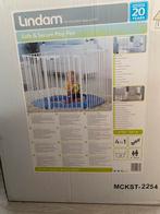 6-delige ruimteverdeler, hek park, veiligheidshek Lindam, Comme neuf, Enlèvement, Autres types, 115 cm ou plus