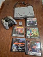 Play station Dual Shock SCPH - 9002 C, Games en Spelcomputers, Ophalen, Zo goed als nieuw, Met 2 controllers