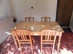tafel & stoelen, Ophalen, Gebruikt, 100 tot 150 cm, 50 tot 100 cm