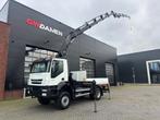 Iveco Trakker 410 4x4 Hiab 244-5 + Fly jib , winch 120 tkm, Auto's, Vrachtwagens, Euro 5, Iveco, Wit, Vierwielaandrijving