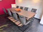 Table design XOON 180 + 40 + 40 x 100 l et 8 chaises, Maison & Meubles, Utilisé