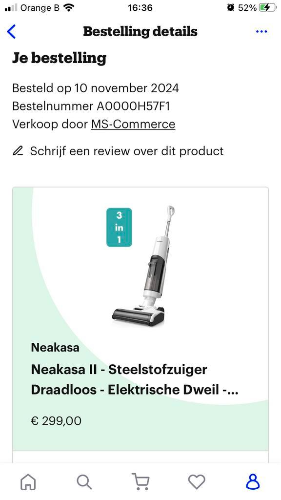 Aspirateur Mop, Electroménager, Aspirateurs, Comme neuf, Enlèvement