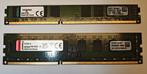 2x Kingston 8GB DDR3 DIMM, Ophalen of Verzenden, Zo goed als nieuw, DDR3
