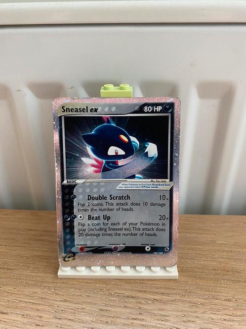Sneasel ex 103/109 - Pokemon Kaart, Hobby en Vrije tijd, Verzamelkaartspellen | Pokémon, Nieuw, Losse kaart, Foil, Ophalen of Verzenden