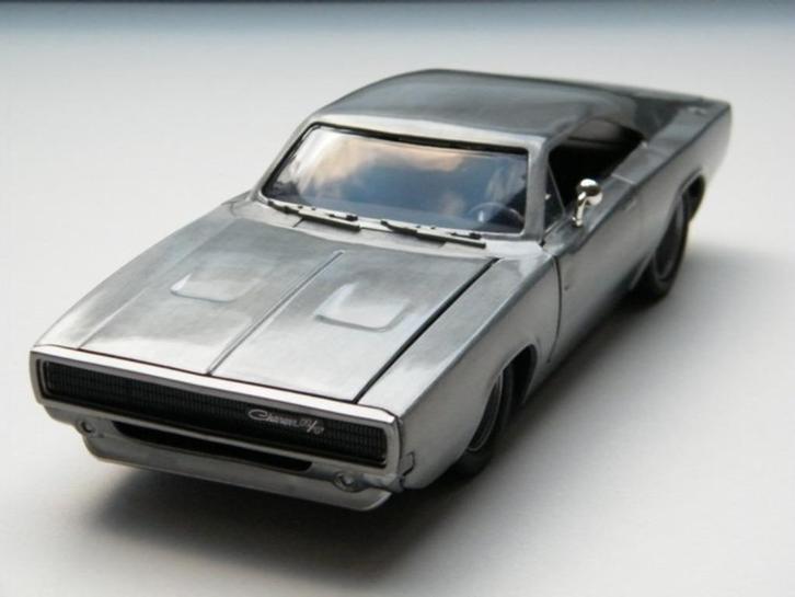 Fast Furious 7 Dodge Charger modelauto – Metal – Jada 1:24, Hobby en Vrije tijd, Modelauto's | 1:24, Nieuw, Auto, Jada, Verzenden