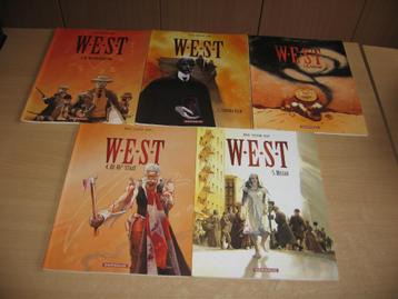 W.E.S.T. : Deel 1 + 2 + 3 + 4 + 5  in eerste druk. beschikbaar voor biedingen