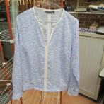 Blouse print blauw witte streep River Woods mt 38, Maat 38/40 (M), Blauw, River Woods, Ophalen of Verzenden