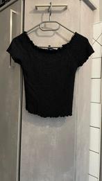 Zwarte TOP S, Kleding | Dames, Topjes, Zwart, Ophalen of Verzenden, Zo goed als nieuw, Korte mouw