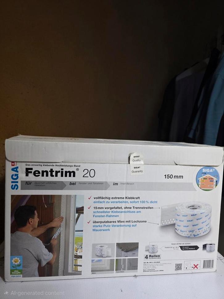 Siga  Fentrim 20 150MM, Bricolage & Construction, Fenêtres & Moustiquaires