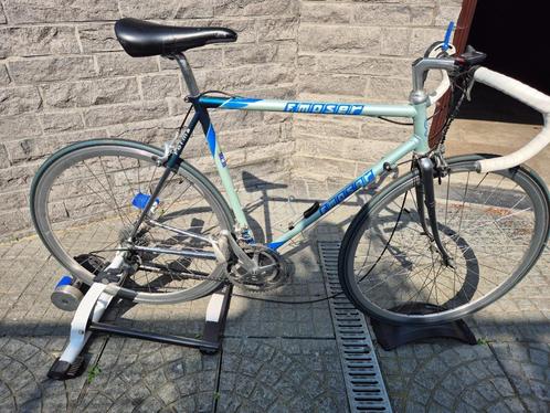 Tacx Sirius met retro koesfiets F Moser, Sport en Fitness, Wielrennen, Gebruikt, Overige typen, Ophalen
