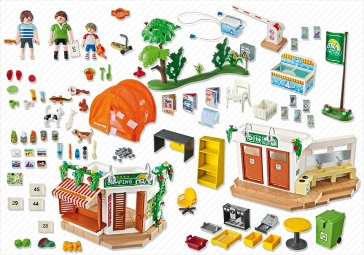 Playmobil 5432 – Grote camping met tal van accessoires, Enfants & Bébés, Jouets | Playmobil, Comme neuf, Ensemble complet, Enlèvement