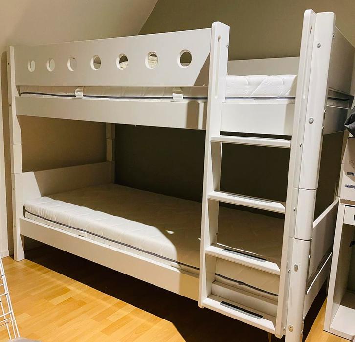 Stapelbed of 2 aparte bedden van Flexa, Kinderen en Baby's, Kinderkamer | Stapelbedden en Hoogslapers, Gebruikt, Stapelbed, Ophalen
