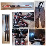 Skilatten, stokken, helm, botten, broek en kousen, Sport en Fitness, Ophalen, Stokken, Zo goed als nieuw, Atomic