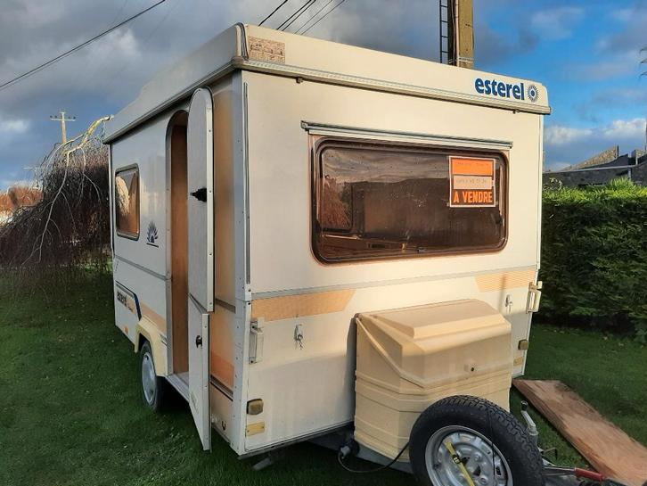 Caravane pliante Esterel Primerel, Caravans en Kamperen, Vouwwagens, tot en met 3, Beige, Aanwezig, Ophalen