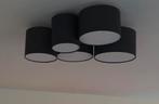 Nieuwe moderne antraciet grijze plafondlamp lamp set van 5, Enlèvement, Tissus, Neuf