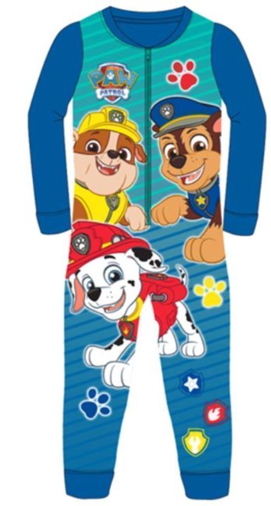 Paw Patrol Onesie / Jumpsuit Fleece - Blauw - Maat 92/98, Kinderen en Baby's, Kinderkleding | Maat 92, Nieuw, Jongen, Nacht- of Onderkleding