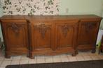 Meuble ancien vaisselier brun foncé 4 portes, Antiek en Kunst, Antiek | Meubels | Kasten, Ophalen