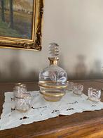 Elegante karaf met 6 shotglaasjes, Antiek en Kunst, Ophalen