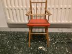 Vintage poppen houten eetstoel (58x27 cm), Verzamelen, Ophalen of Verzenden, Gebruikt, Accessoires