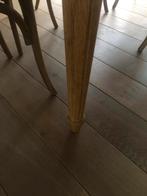 Tafel en zes stoelen flamant, Ophalen, Zo goed als nieuw, Eikenhout
