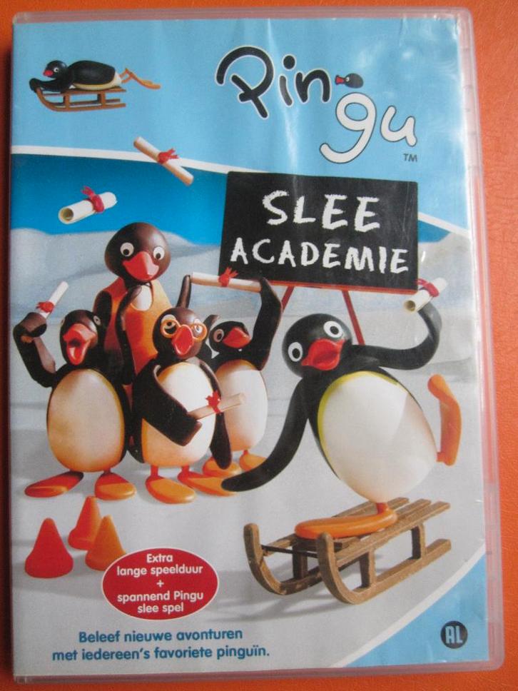 Pingu - Slee Academie, Cd's en Dvd's, Dvd's | Kinderen en Jeugd, Zo goed als nieuw, Tv fictie, Dieren, Alle leeftijden, Ophalen of Verzenden