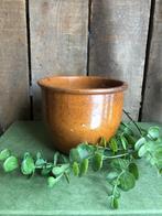 Vintage bruine crock pot, Antiquités & Art, Antiquités | Céramique & Poterie, Enlèvement ou Envoi